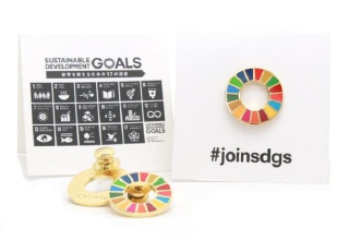 joinsdgs協賛品 SDGsピンバッチ