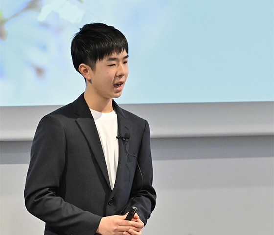 奈良女子大学附属中等教育学校 水野太陽さん